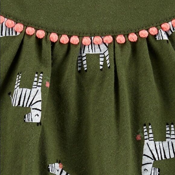 Carter’s Baby Zebra Printed Sunsuit - Picture 5 of 7